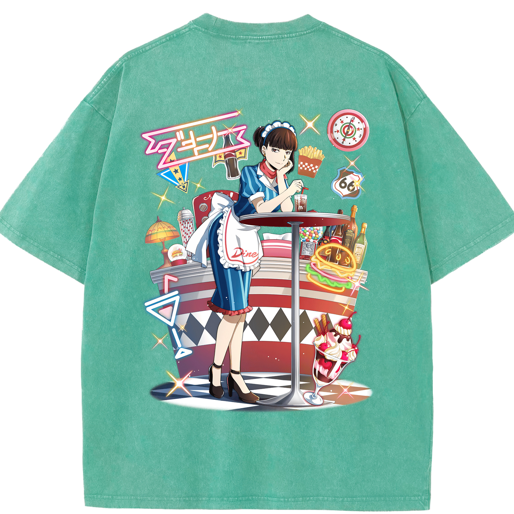 （画像用） 文豪ストレイドッグス Bungo Stray Dogs 綿100% ヴィンテージ風 半袖Tシャツ（背面プリント）